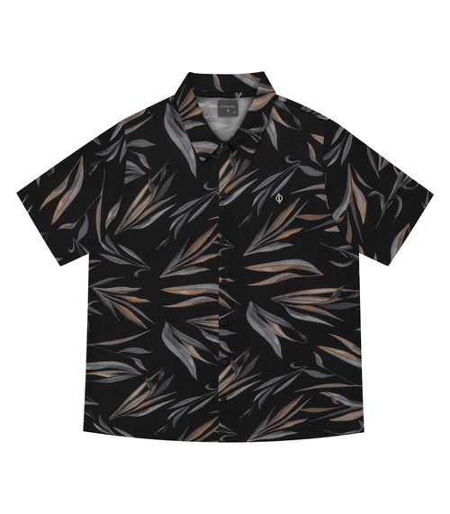 Camisa Plus Size Masculina Diametro Preto