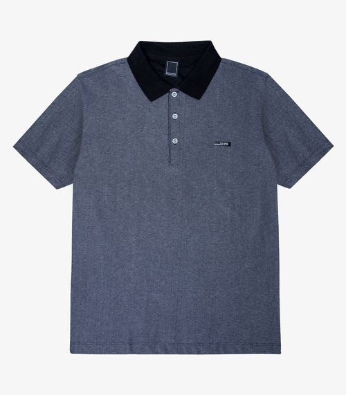 Polo Masculina Regular Select Cinza