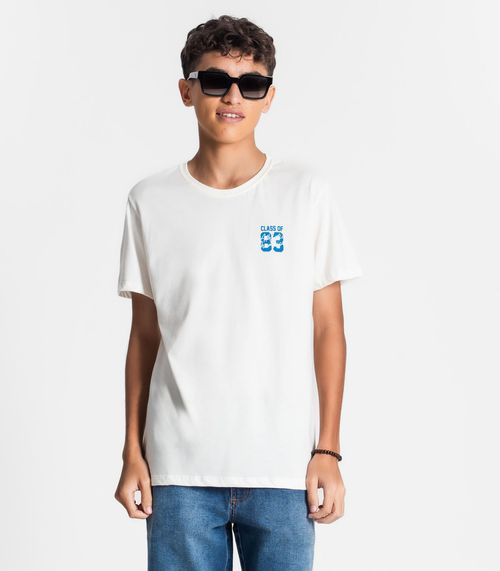 Camiseta Juvenil Masculina Minty Bege