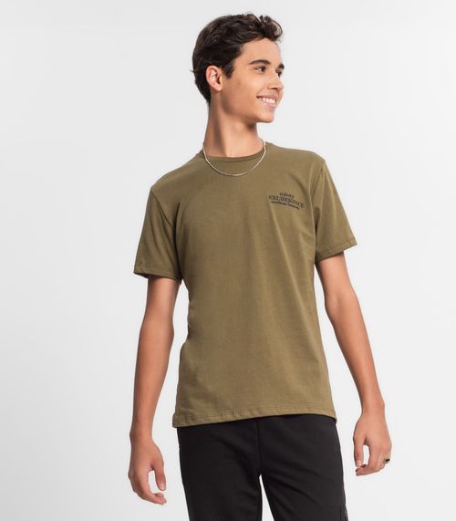 Camiseta Juvenil Masculina Minty Verde