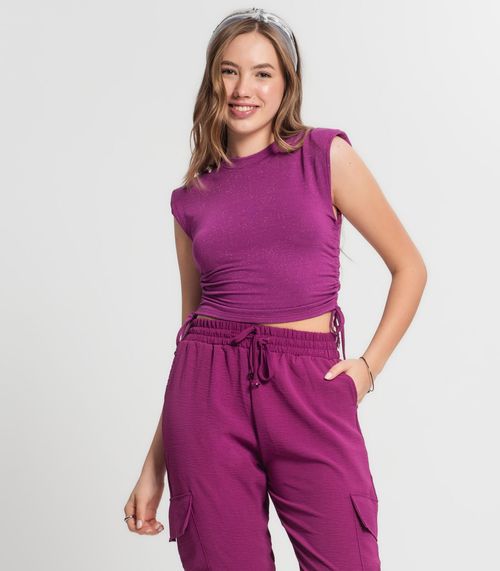 Regata Juvenil Feminina Minty Roxo