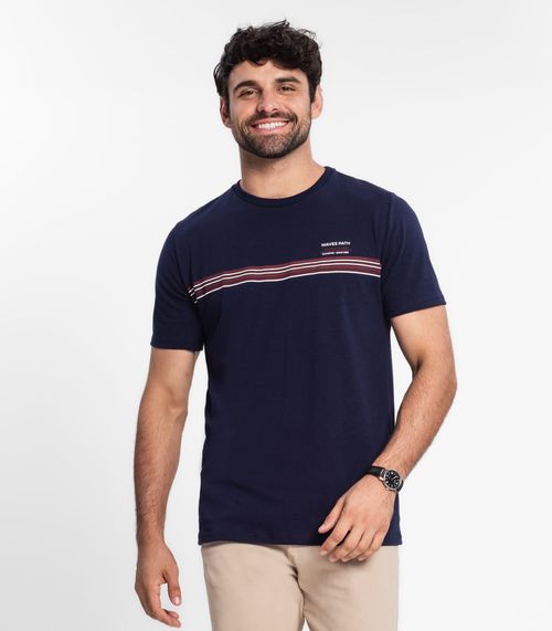 Camiseta Masculina Diametro Azul