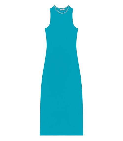 Vestido Midi Longo Feminino Endless Azul