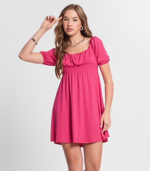 Vestido Juvenil Feminino Minty Rosa