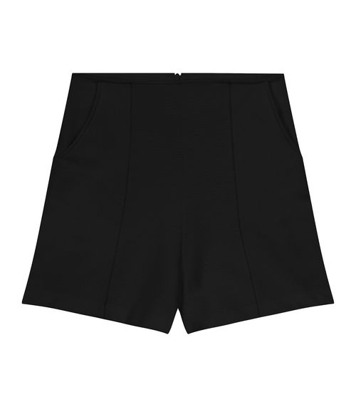 Shorts Feminino Em Moletinho Endless Preto