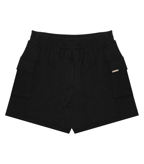 Shorts Feminino Em Molecotton Rovitex Preto