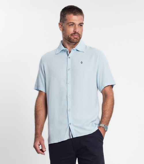 Camisa Masculina Diametro Azul