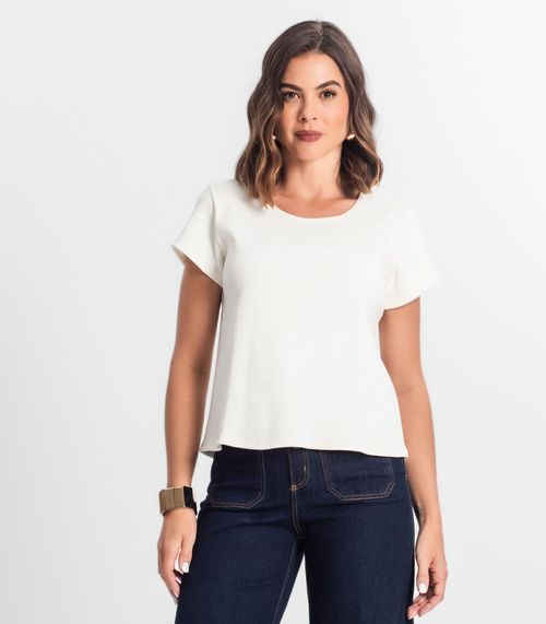 Blusa Feminina Básica Select Bege