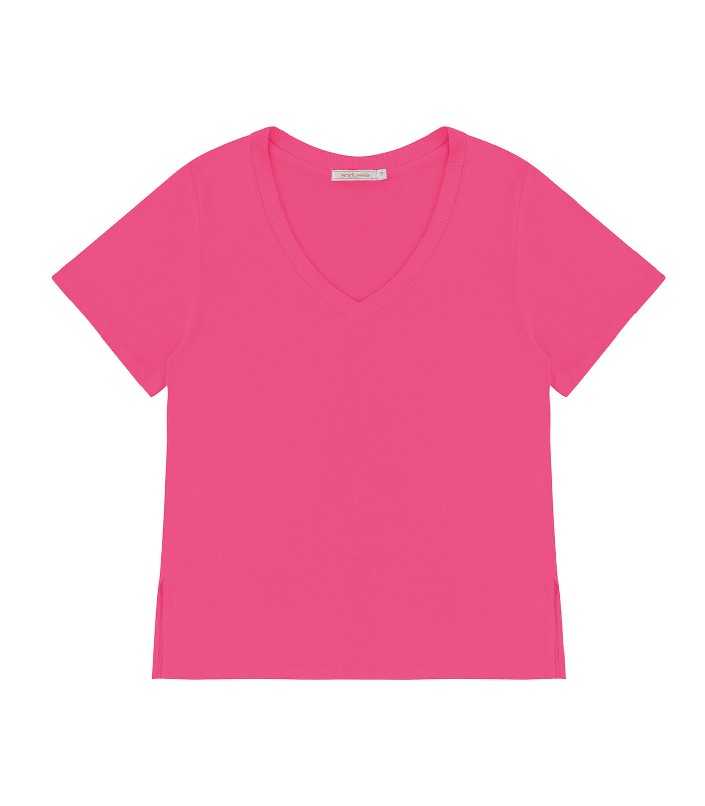 Blusa Feminina Decote V Endless Rosa
