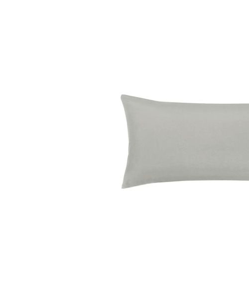 Fronha Body Pillow Toque Acetinado Altenburg Cinza