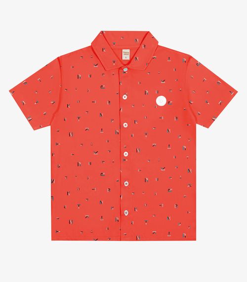 Camisa Infantil Masculina Trick Nick Laranja