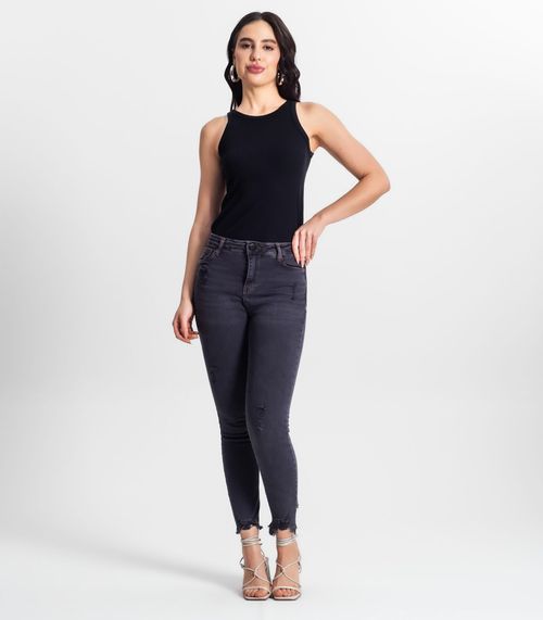 Calça Feminina Jeans Skinny Loom Azul