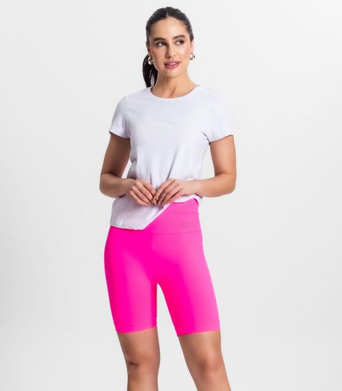 Bermuda Feminina Fitness Loa Rosa