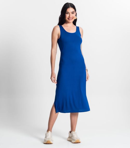 Vestido Midi Feminino Select Azul