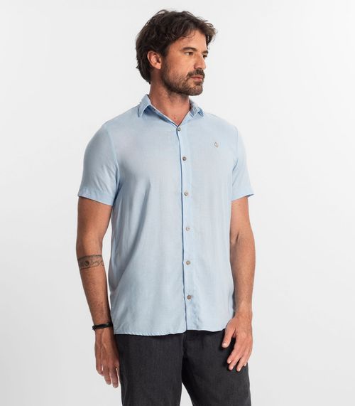 Camisa Masculina Diametro Azul