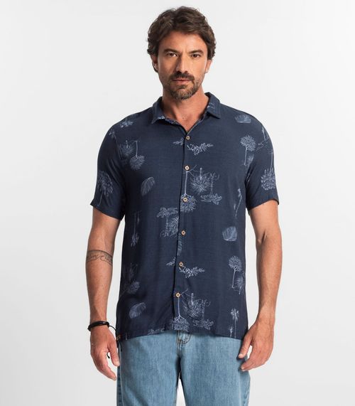 Camisa Masculina Diametro Azul