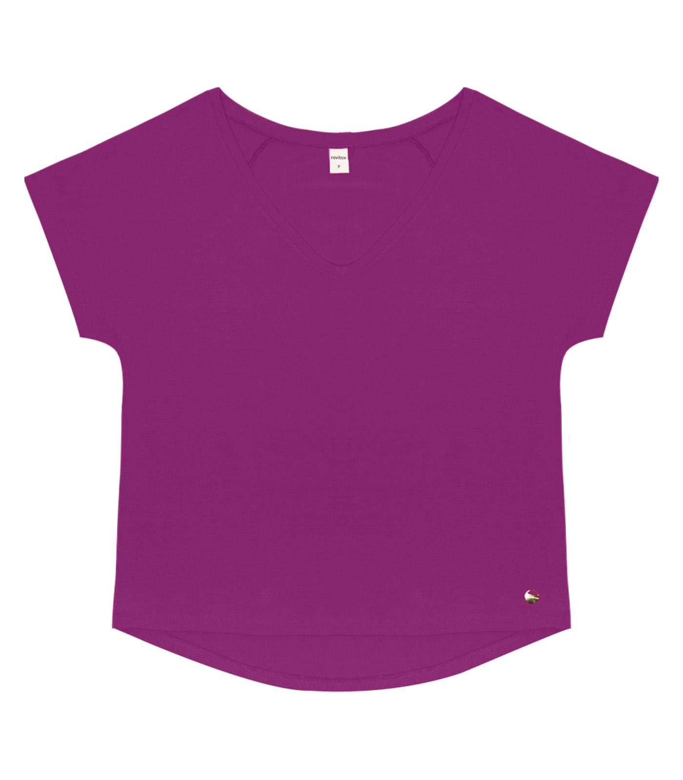 Blusa Feminina Viscotorcion Rovitex Roxo