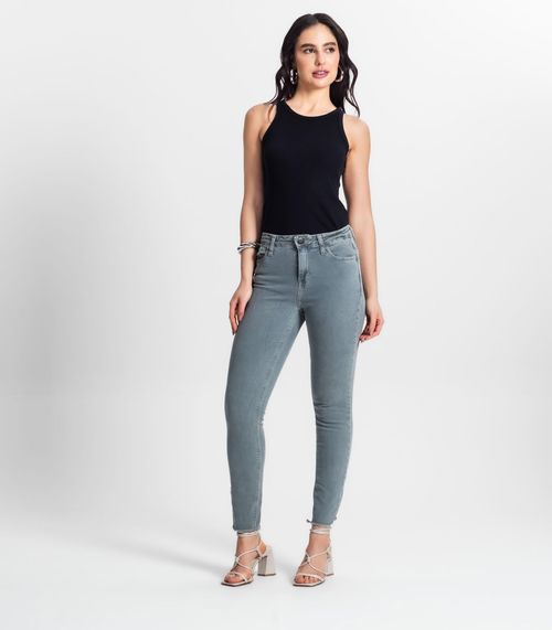 Calça Feminina Jeans Skinny Loom Azul