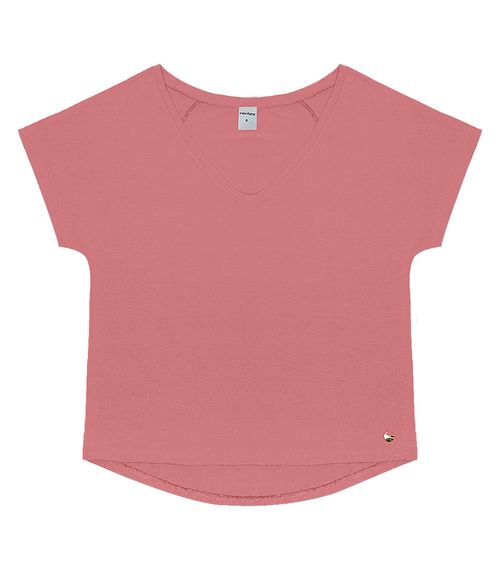 Blusa Feminina Viscotorcion Rovitex Marrom