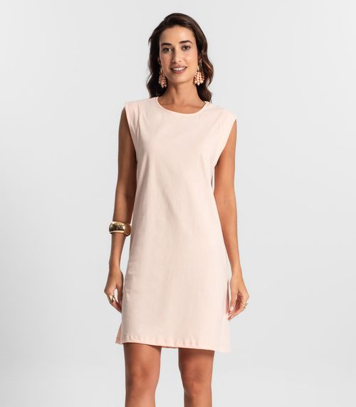 Vestido Liso Feminino Select Rosa