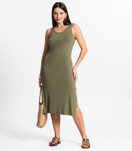 Vestido Midi Feminino Select Verde