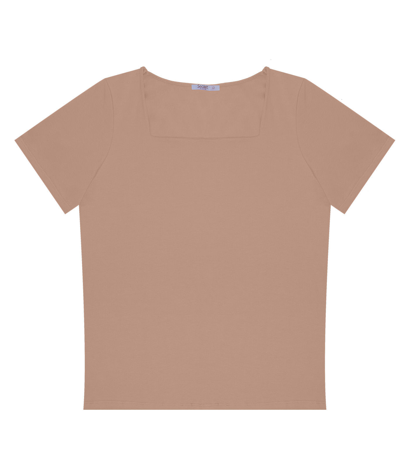 Blusa Feminina Plus Size Secret Glam Marrom