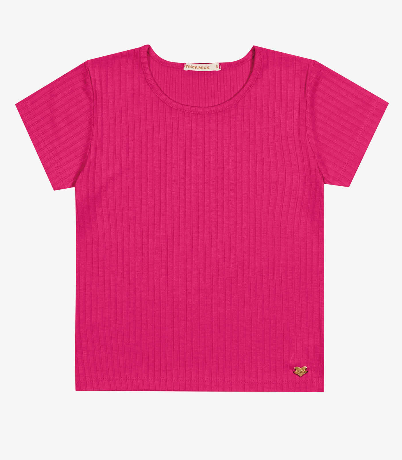 Blusa Infantil Feminina Canelada Trick Nick Rosa