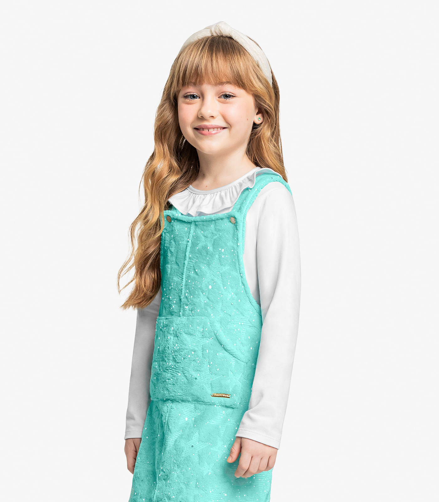 Blusa Infantil Manga Longa Cotton Trick Nick Branco