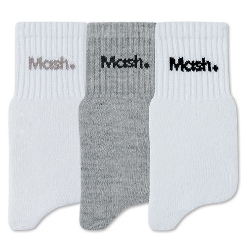 Kit 3 Meias Cano Curto Mash