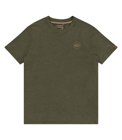 Camiseta Masculina Maquinetada Diametro Verde