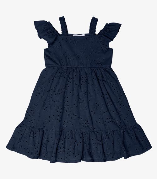 Vestido Ciganinha Infantil Trick Nick Azul