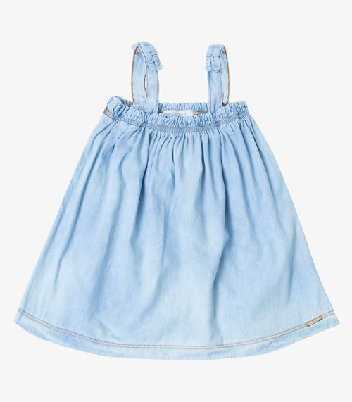 Salopete Infantil Jeans Trick Nick Azul