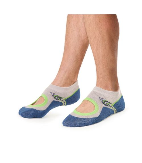 Meia Masculina Para Pilates Cia Da Meia Azul