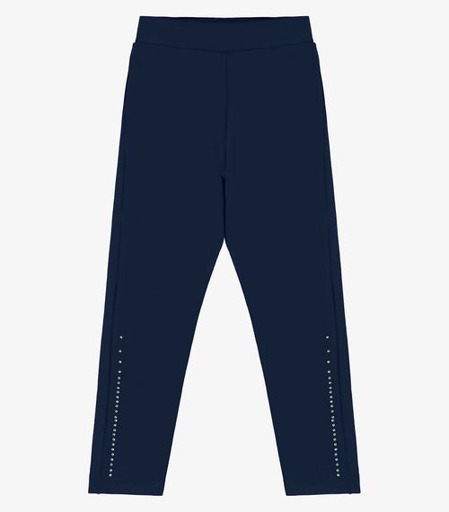 Legging Infantil Em Molecotton Rovi Kids Azul