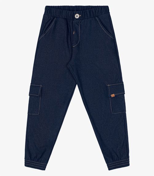 Calça Cargo Infantil Trick Nick Azul