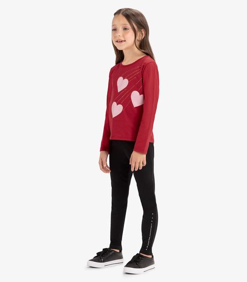 Legging Infantil Em Molecotton Rovi Kids Preto