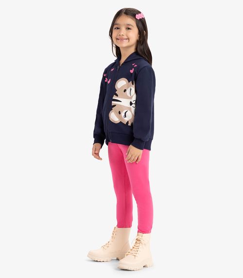 Conjunto Infantil Jaqueta Com Legging Rovi Kids Azul