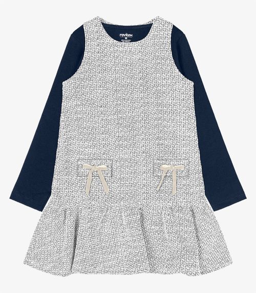 Conjunto Vestido Com Blusa Trick Nick Branco