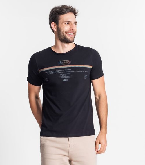 Camiseta Masculina Diametro Preto
