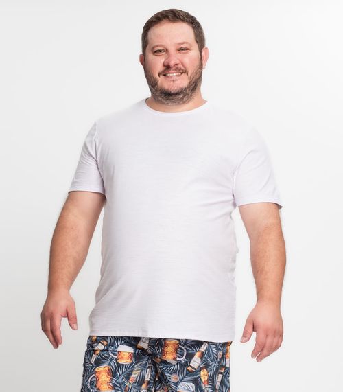Camiseta Masculina Manga Curta KO Branco