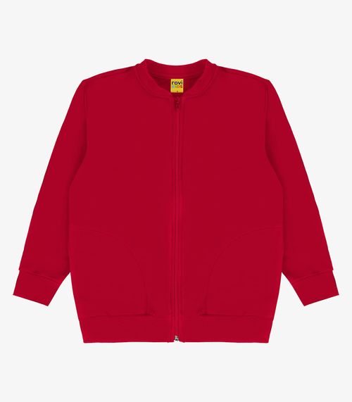 Jaqueta moletom Rovi Kids Vermelho