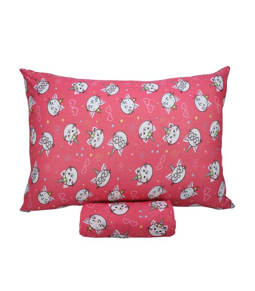 Jogo De Cama Solteiro Kids Doce Vida Vermelho