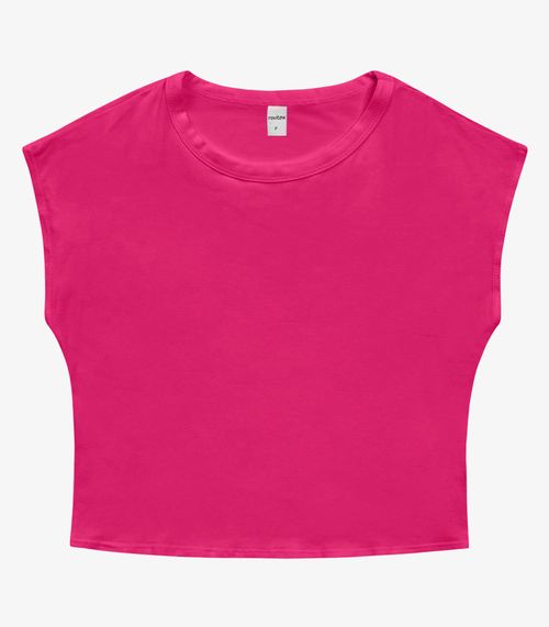 Blusa Básica Feminina Viscotorcion Rovitex Rosa