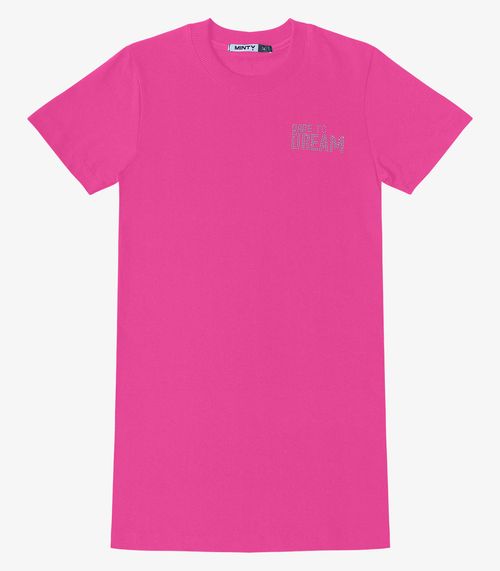 Vestido Curto Feminino Minty Rosa