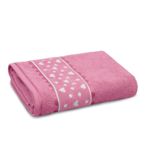 Toalha De Banho Charme Appel Rosa