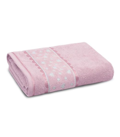 Toalha De Banho Charme Appel Rosa