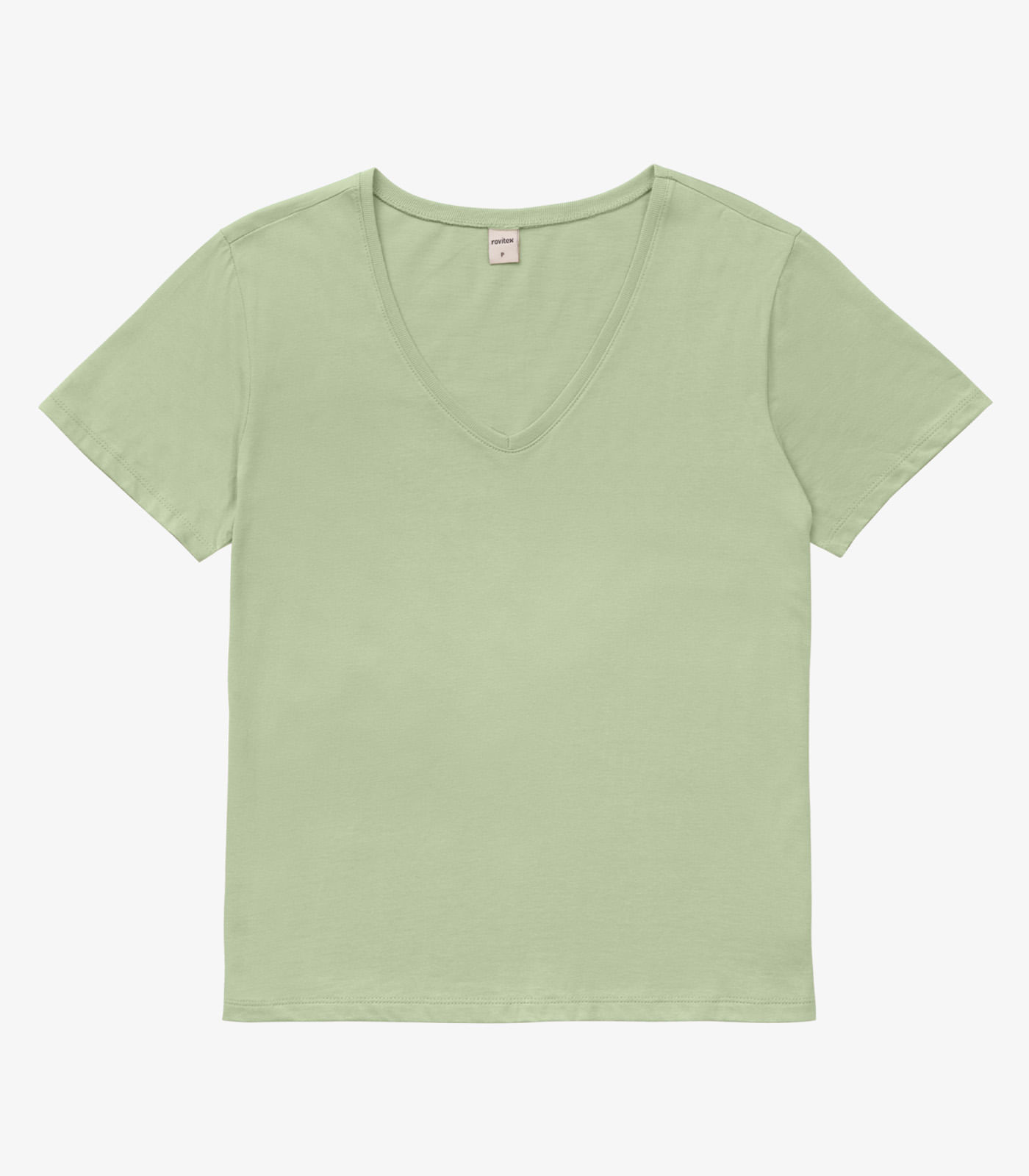 Blusa Básica Feminina Meia Malha Rovitex Verde
