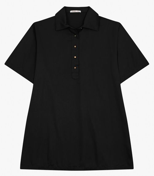 Vestido Midi Plus Size Secret Glam Preto