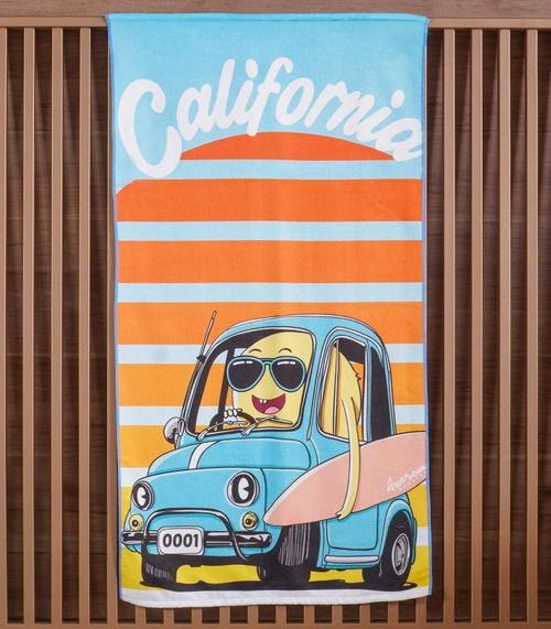 Toalha De Praia Infantil Bene Casa Amarelo