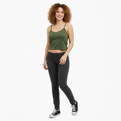 Blusa de Alcinha Liso Militar - VIVA